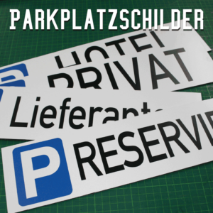 Parkplatzschilder 42x10cm
