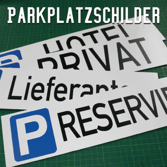 Parkplatzschilder 42x10cm